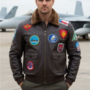 Chaqueta G1 Héroe de Película Café Combo