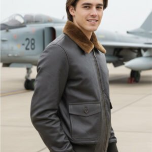 Chaqueta G1 Héroe de Película Café