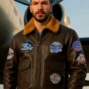 G1 chaqueta cuero combo clásico