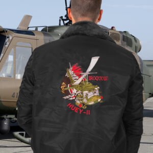 M2 chaqueta huey iroquois negra