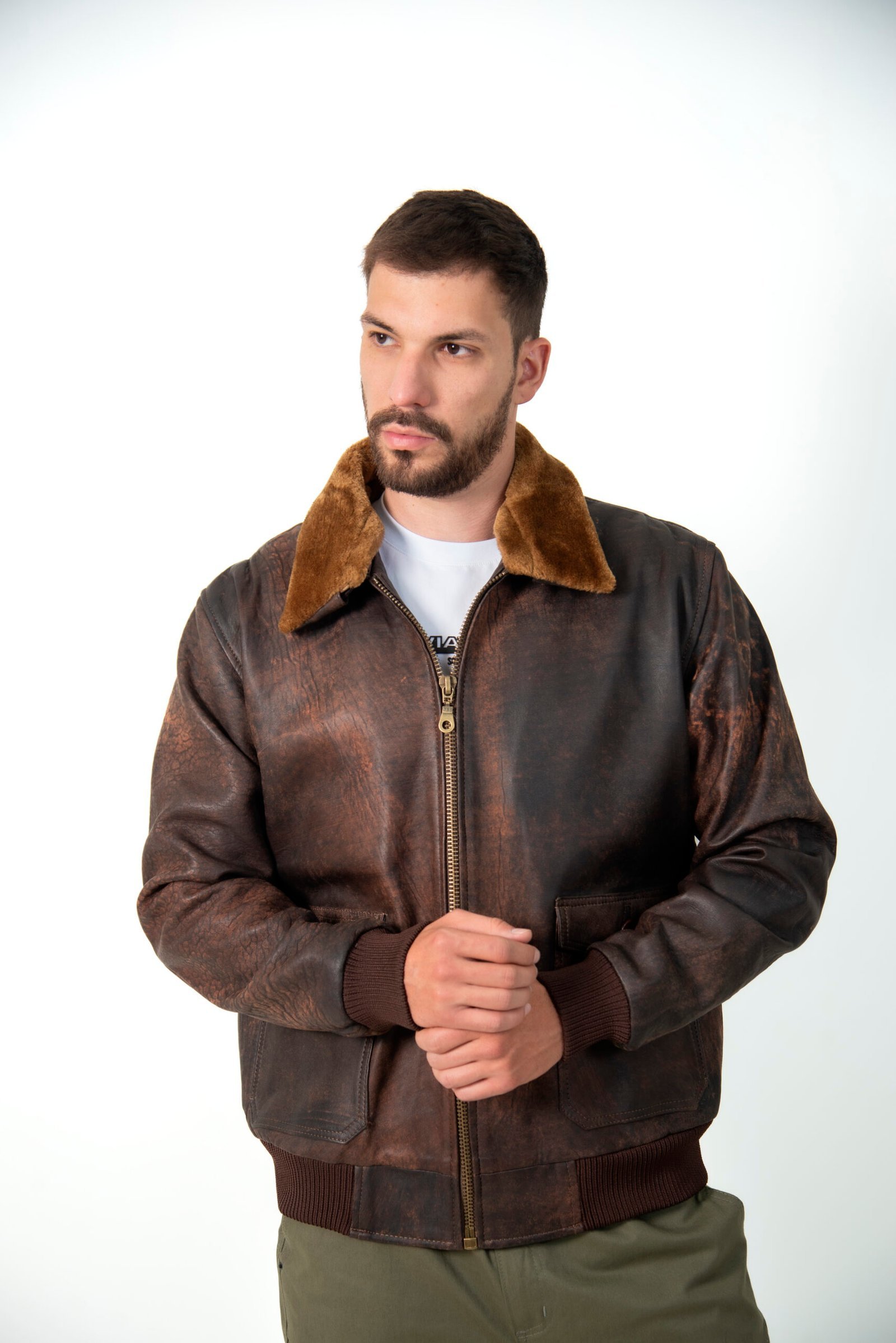 Jacket G1 - Military Pilot Reddish