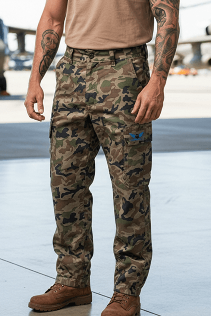 Cargo Pants Camouflaged